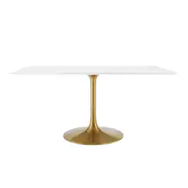 Modway - Lippa 60" Rectangular Wood Dining Table - White