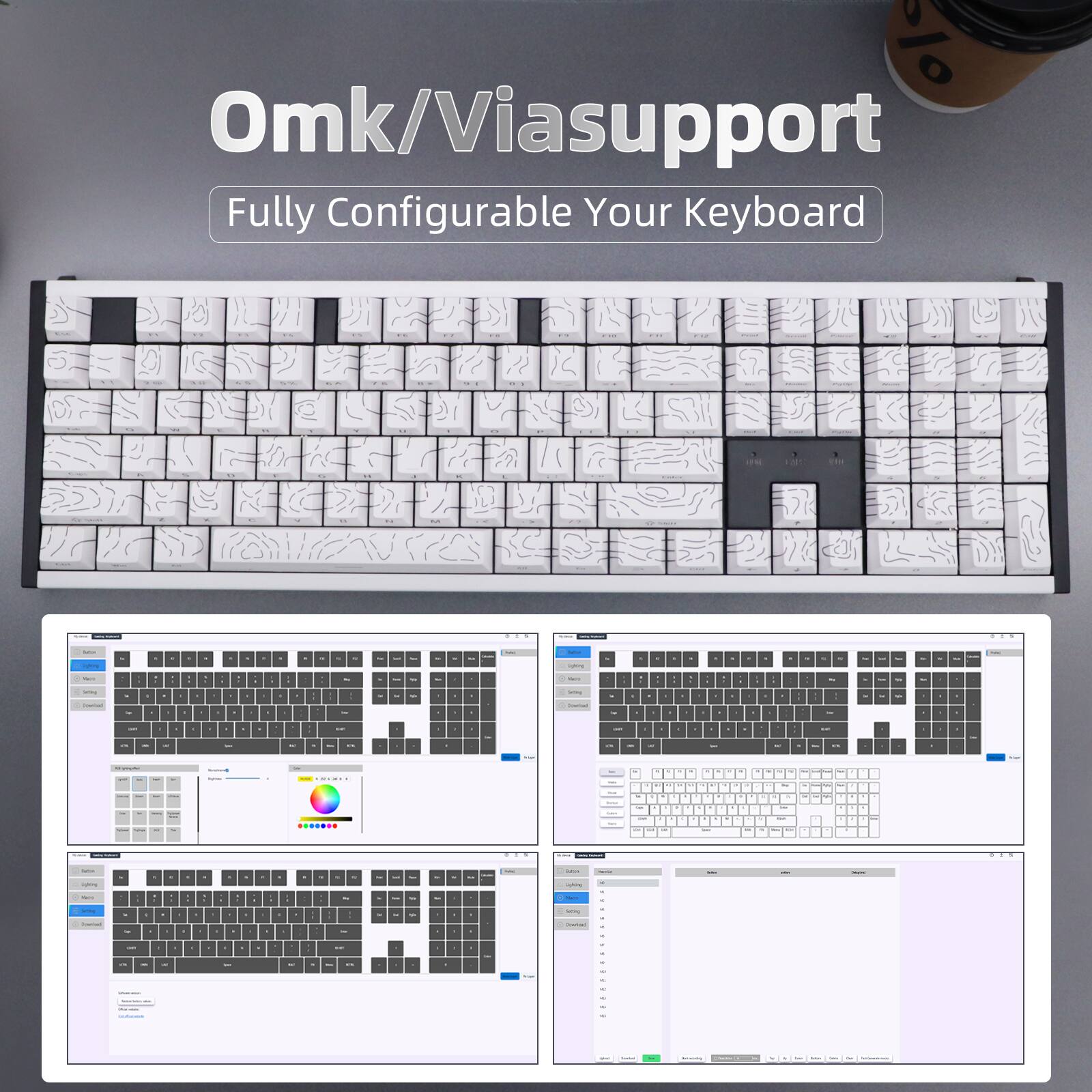Omk/Viasupport  
Fully Configurable Your Keyboard