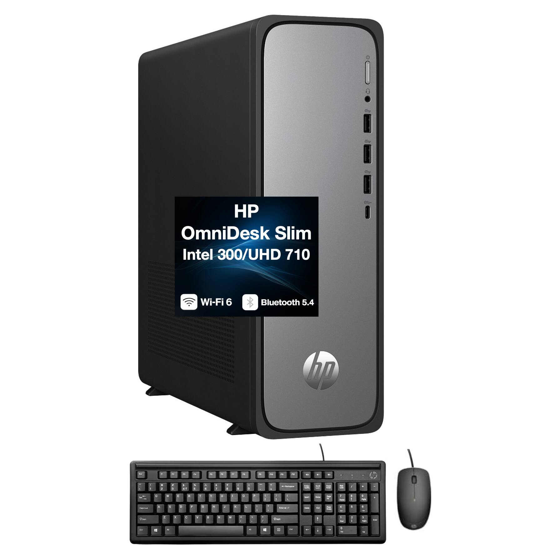 HP OmniDesk Slim Intel 300/UHD 710 Wi-Fi 6 Bluetooth 5.4 hp
