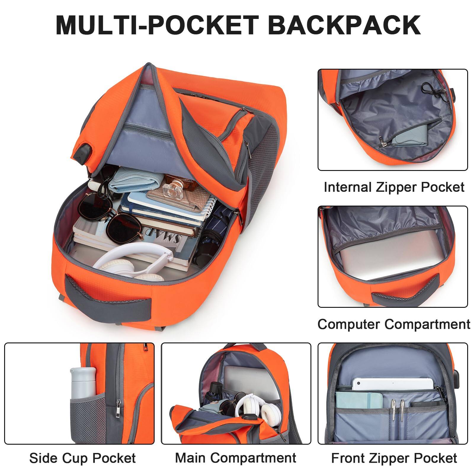 Pacoar Cade Gym Backpack For Men Bag With Shoe Compartment Lightweight ...