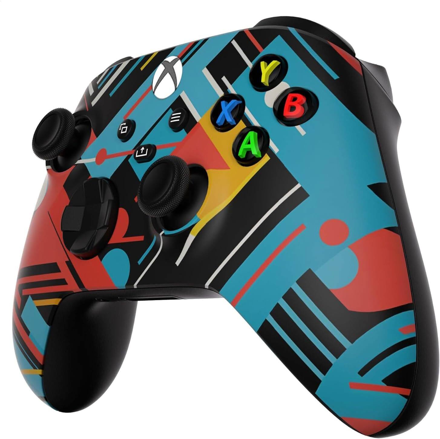 Angle. Custom Controllerzz - Custom Wireless Controller for Xbox Series X|S, Xbox One, & PC - Abstract Fusion.