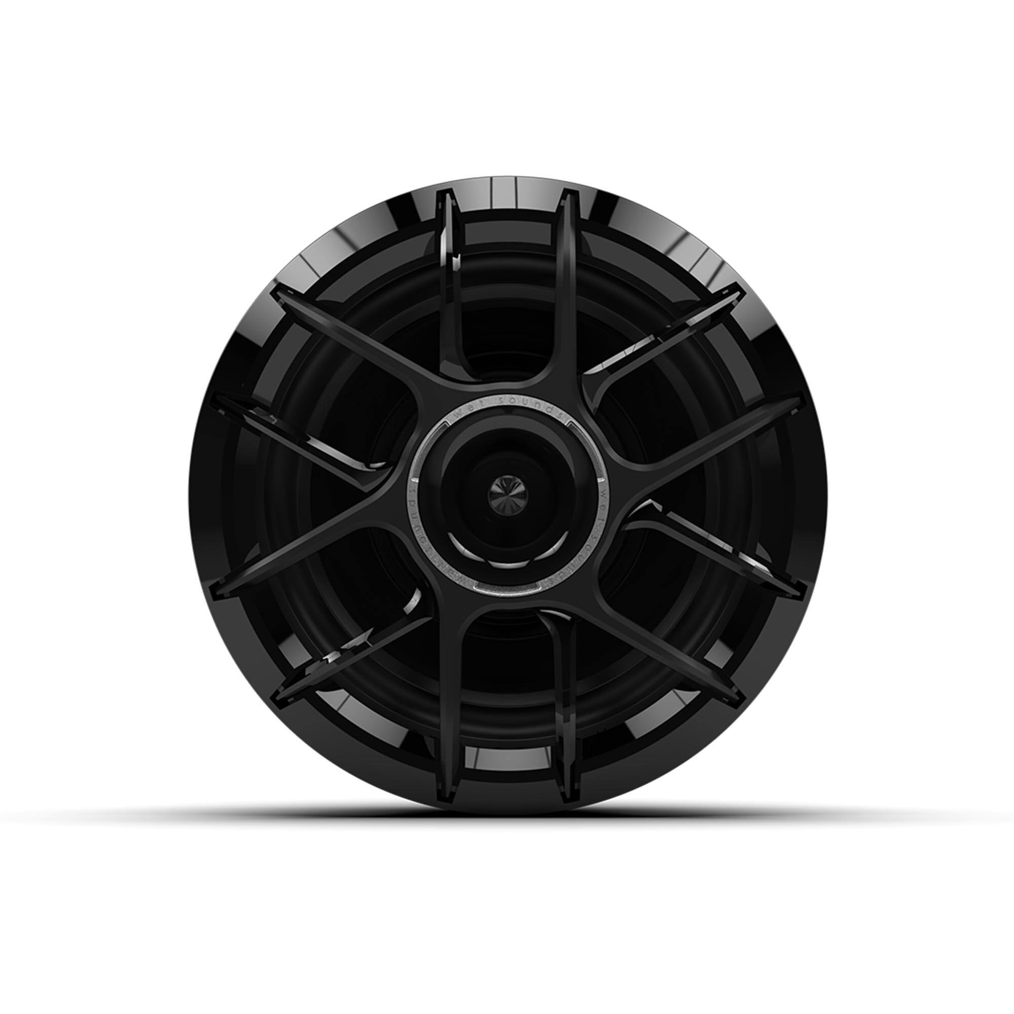 Alt View 10. Wet Sounds - Wet Sounds ZERO Series - ZERO 6 CS-B Black 6.5" Component Neodymium Marine Speakers w/ Horn-Loaded Titanium Tweeter... - Black/Gray.