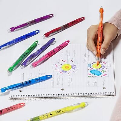 Alt View 3. Sharpie - Sharpie Liquid Highlighter, Chisel Tip, Assorted, 10/Pack (24415PP).