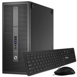 HP - Refurbished Excellent - G2 Tower Computer Desktop PC | Intel Core i5-6th 3.2GHz | 16GB RAM | 256GB SSD | Keyboard & Mouse | Wi-Fi | Win11 - Black