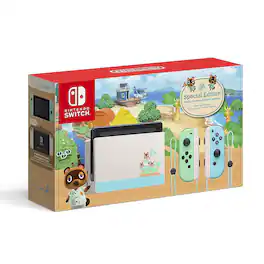 Switch Console - Animal Crossing: New Horizons Edition - 32GB - Blue/Green - Nintendo Switch