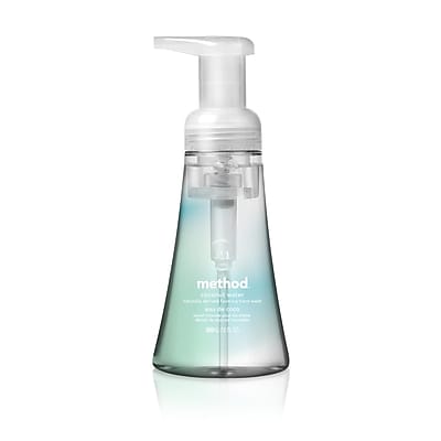 Front. Method - Method Foaming Hand Wash, Coconut Water Scent, 10 oz. (01854) - Clear.