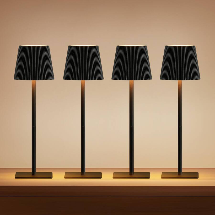 Reds Spade Pack Cordless Table Lamp Rechargeable Operated Desk Two ...