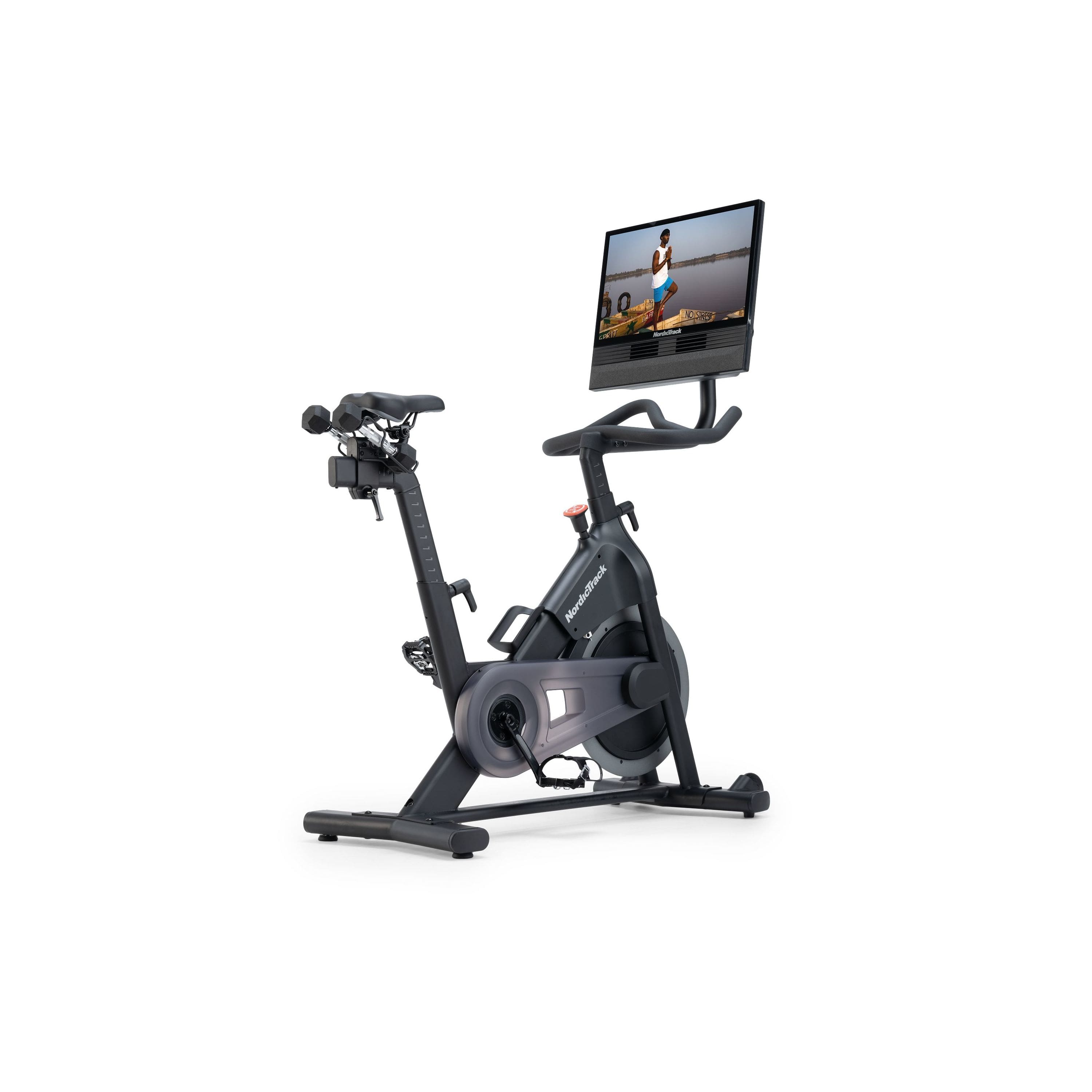 NordicTrack - 24 Studio Bike for a Best-In-Class Cycling Experience - Black