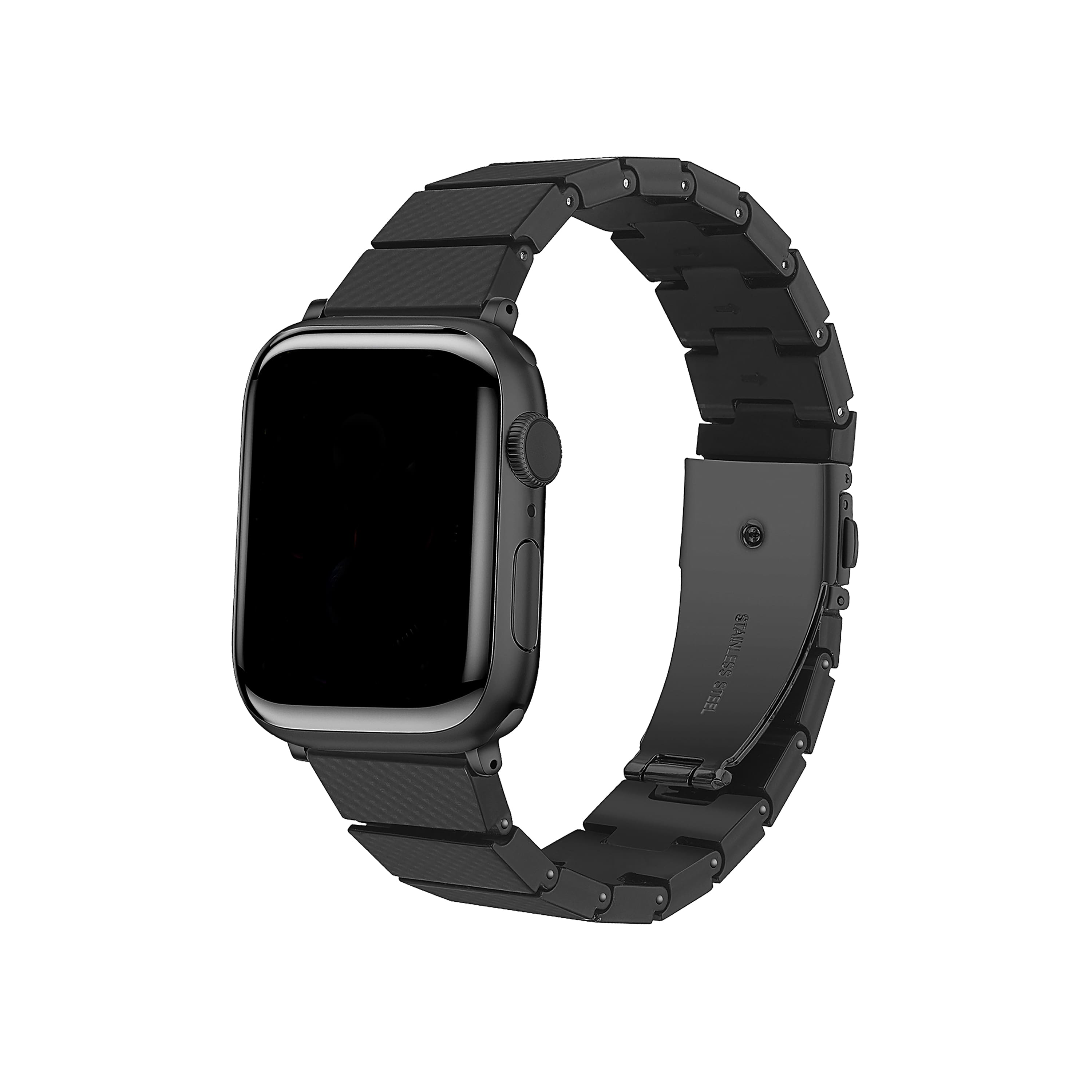 Posh Tech - Charlie Resin Link Band for Apple Watch - Black