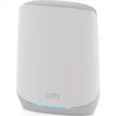 Front. NETGEAR - Orbi 760 Series AX5400 Tri-Band Mesh Wi-Fi 6 Satellite - White.