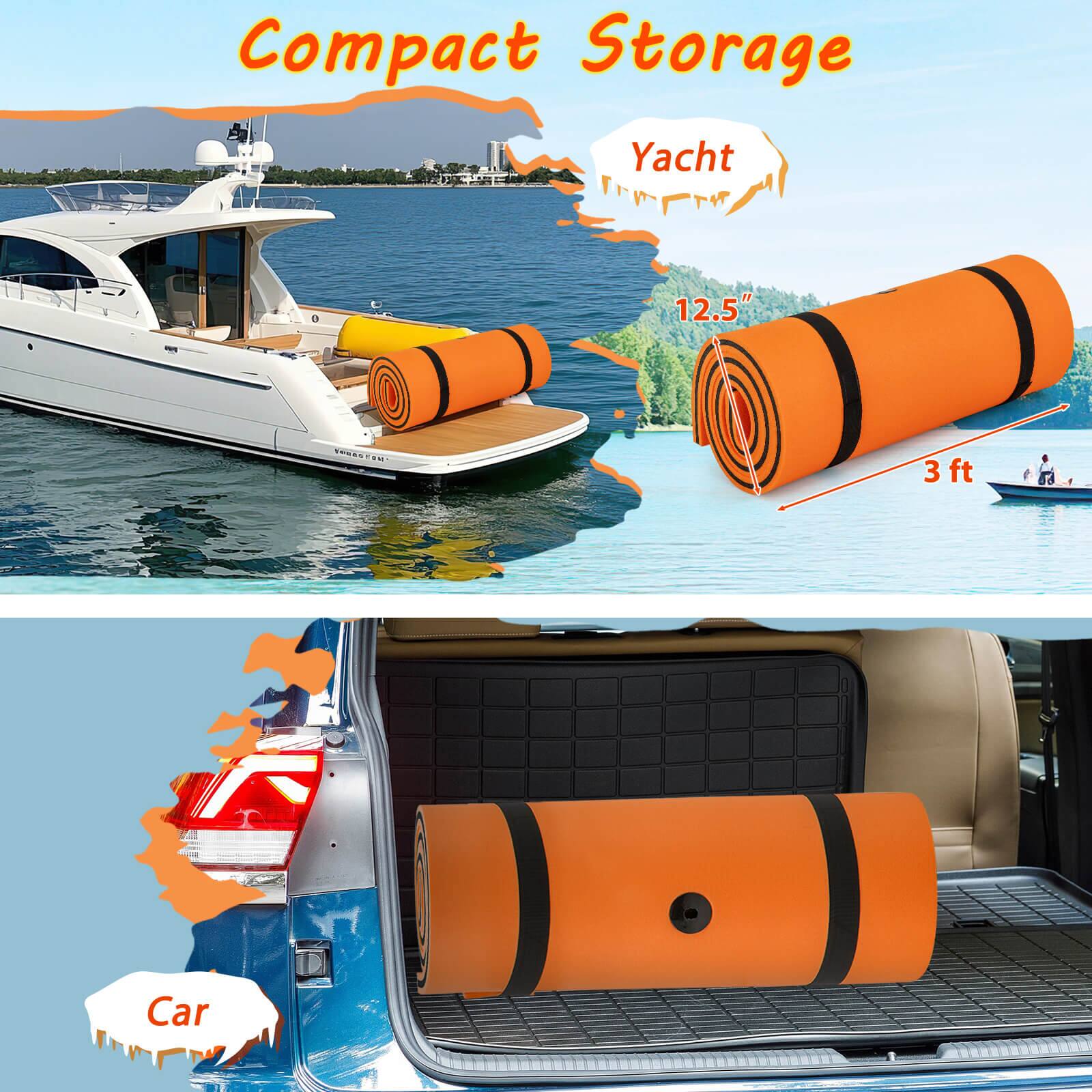 Compact Storage  
Yacht  
12.5"  
3 ft  
Car