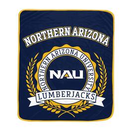 Pegasus - Northern Arizona Lumberjacks 50" x 60" University Crest Ultra Soft Blanket - Multicolor