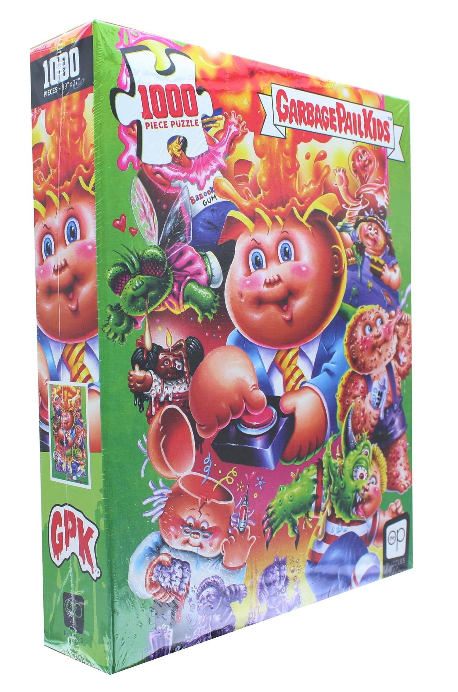 1000 PIECES 10" x 27" PIECES 1000 PIECE PUZZLE BAZOOK GUM GARBAGE PAIL KIDS GP K 3 DO FATLES ES