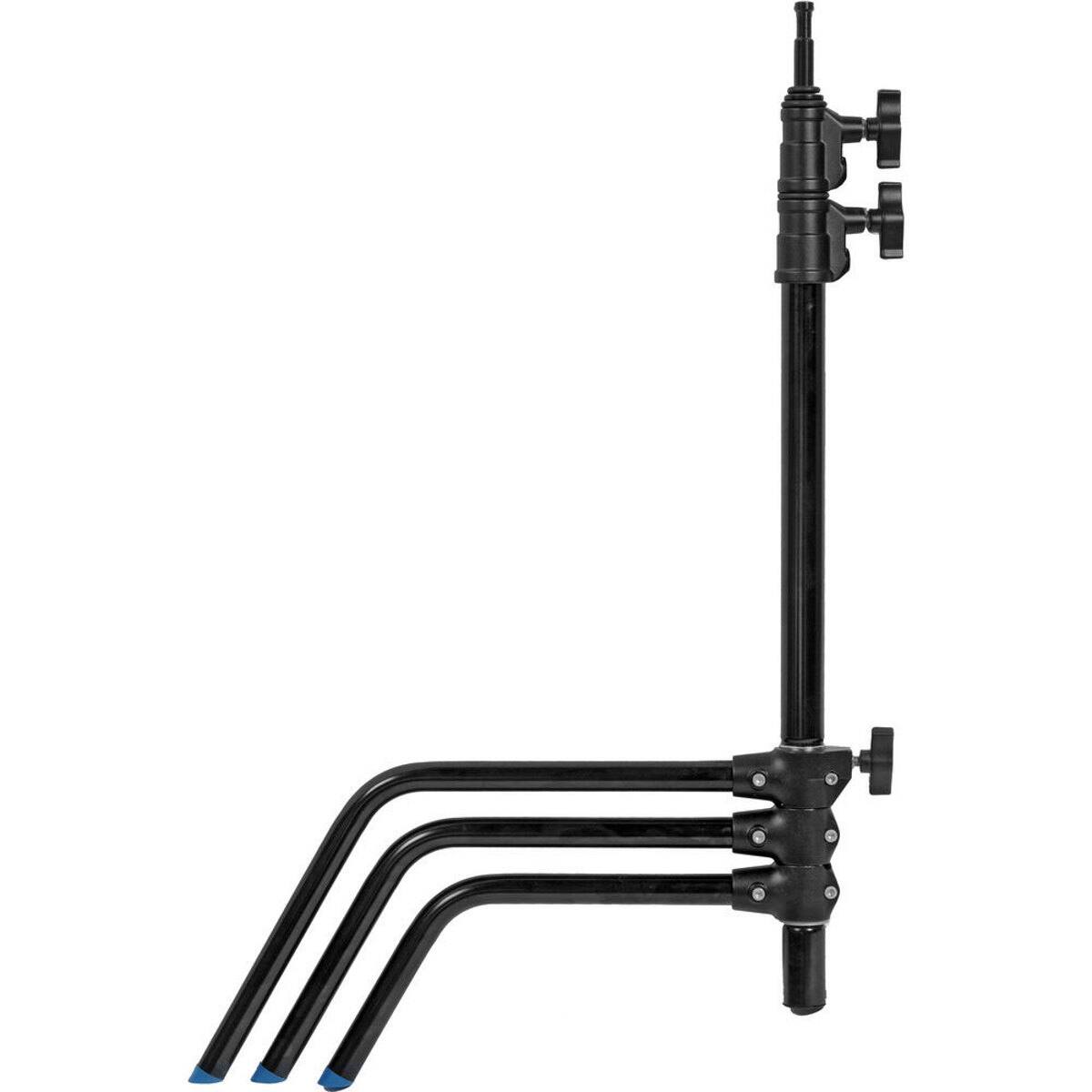 Alt View 1. Avenger - Avenger High 4.5' Detachable C-Stand 16 with 5/8" Mounting Stud, 2 Riser, 3 Sections, Black.
