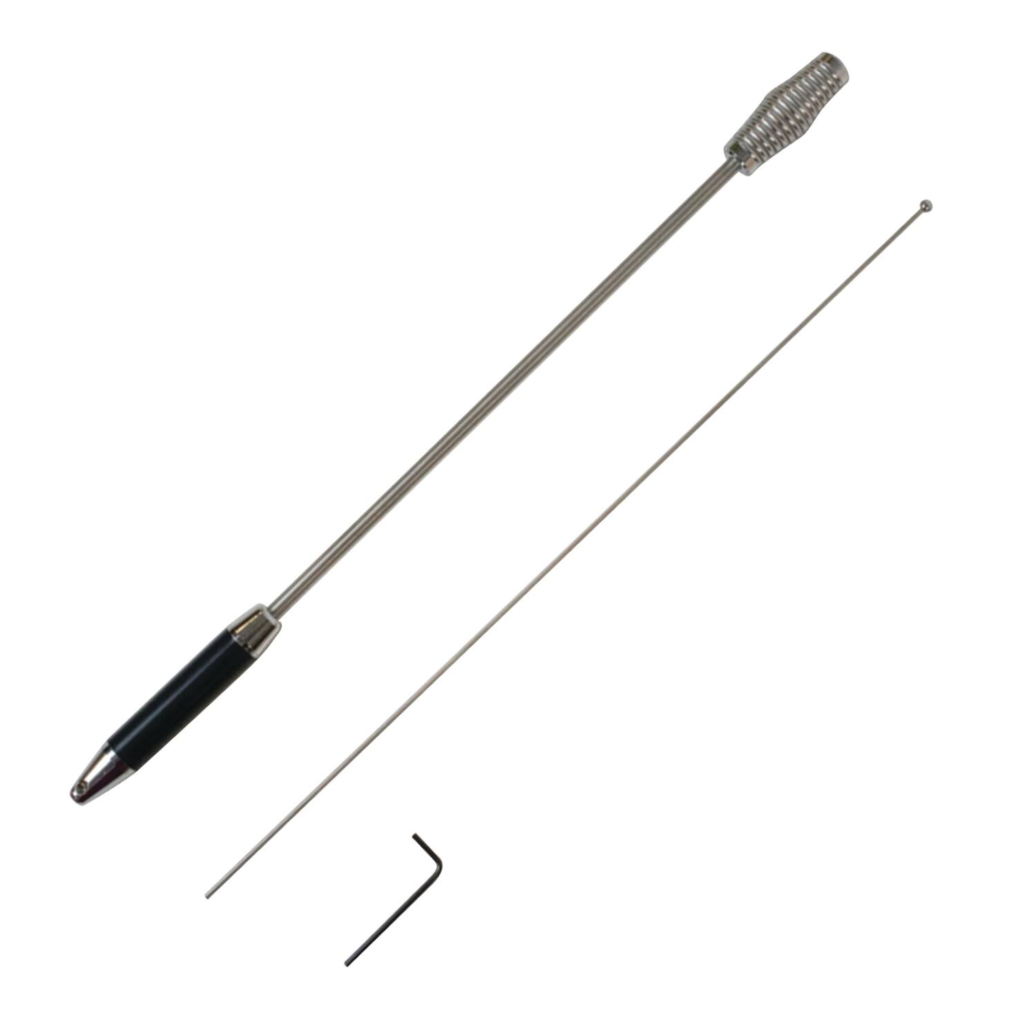 Alt View 8. Tram - Tram 703-hc Center-load Stainless Steel Whip Cb Magnet-mount Antenna Kit With 3-1/2-in. Magnet And Cable - Silver.