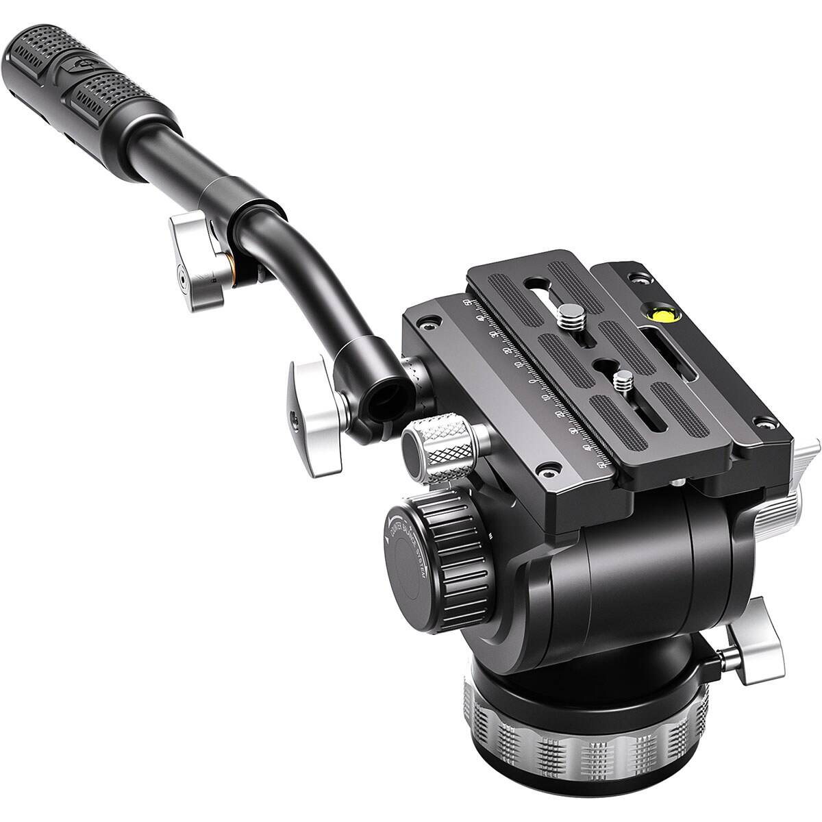 Alt View 1. Leofoto - Leofoto BV-20K Pro Fluid Video Head with Knob Clamp.