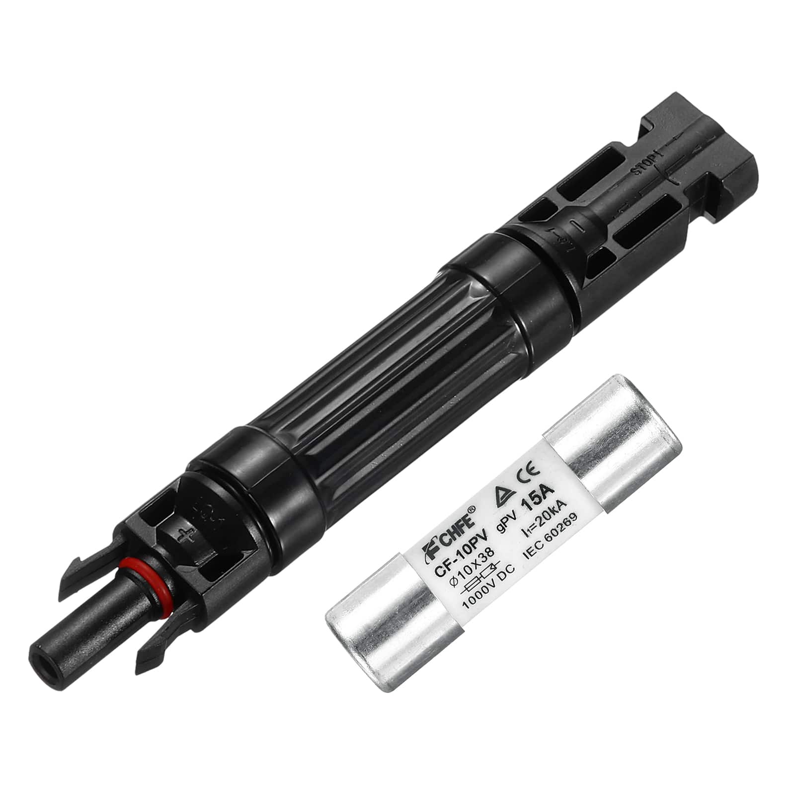 Unique Bargains - 15A Solar Fuse Holder 1000V Waterproof PV In-Line with Fuse for Solar Panel System - Black price history on PriceWatchPro