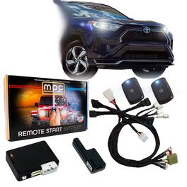 MPC - 1-Button Remote Start Kit 2021-2024 Toyota RAV4 Prime Hybrid/2025 Toyota RAV4 PREV Push To Start - Black