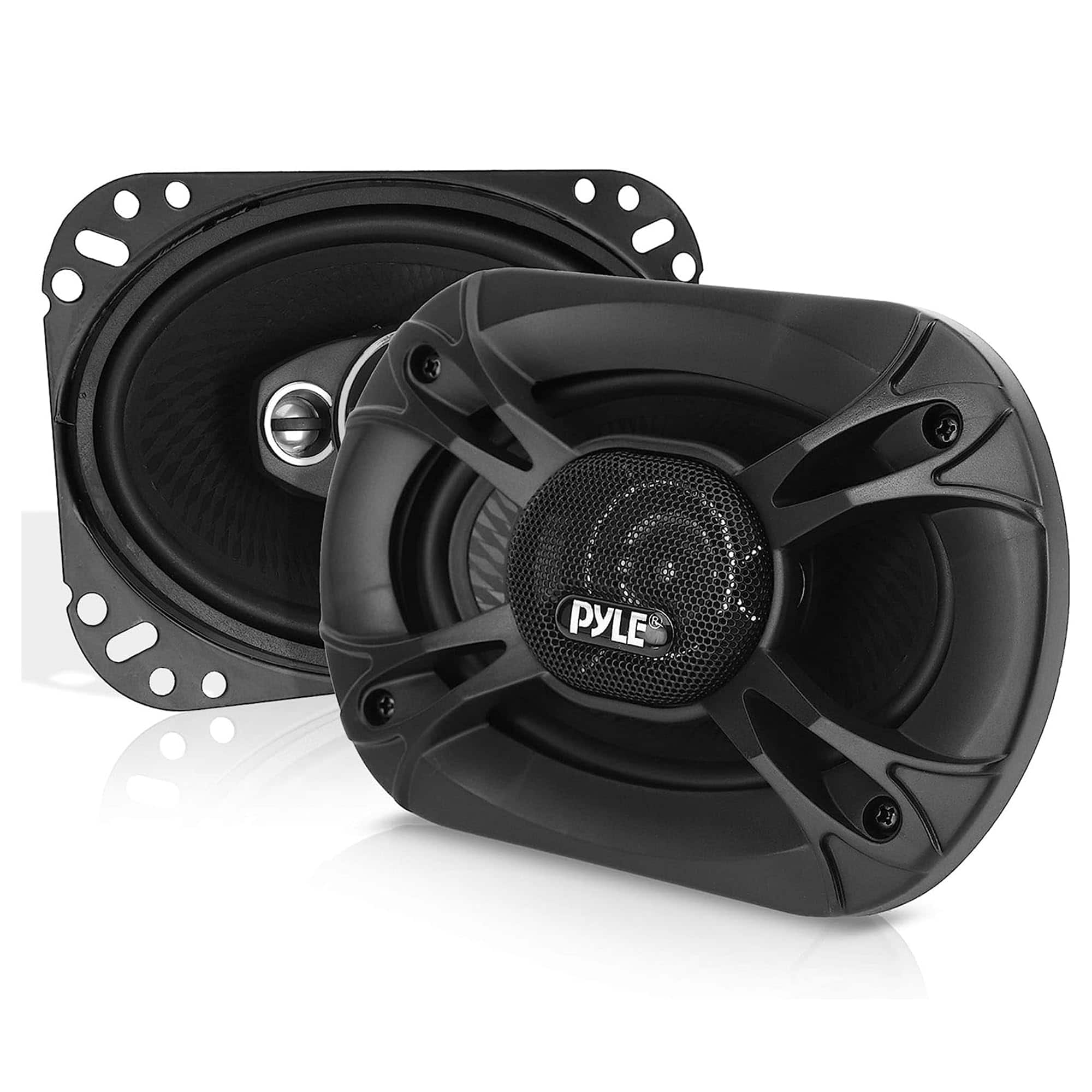 Pyle - PL61984BK 6x9” 500W Pro Audio Universal Quick Replacement Speakers with Rubber Surround (Set of 2)