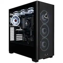 CLX - Set Creator Workstation - AMD Ryzen 9 9950X3D - 192GB DDR5 - NVIDIA RTX 6000 48GB ECC - 4TB SSD - AI-Accelerated - Black