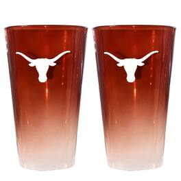 The Memory Company - Texas Longhorns Two-Pack 16oz. Ombre Pint Glass Set - Multicolor