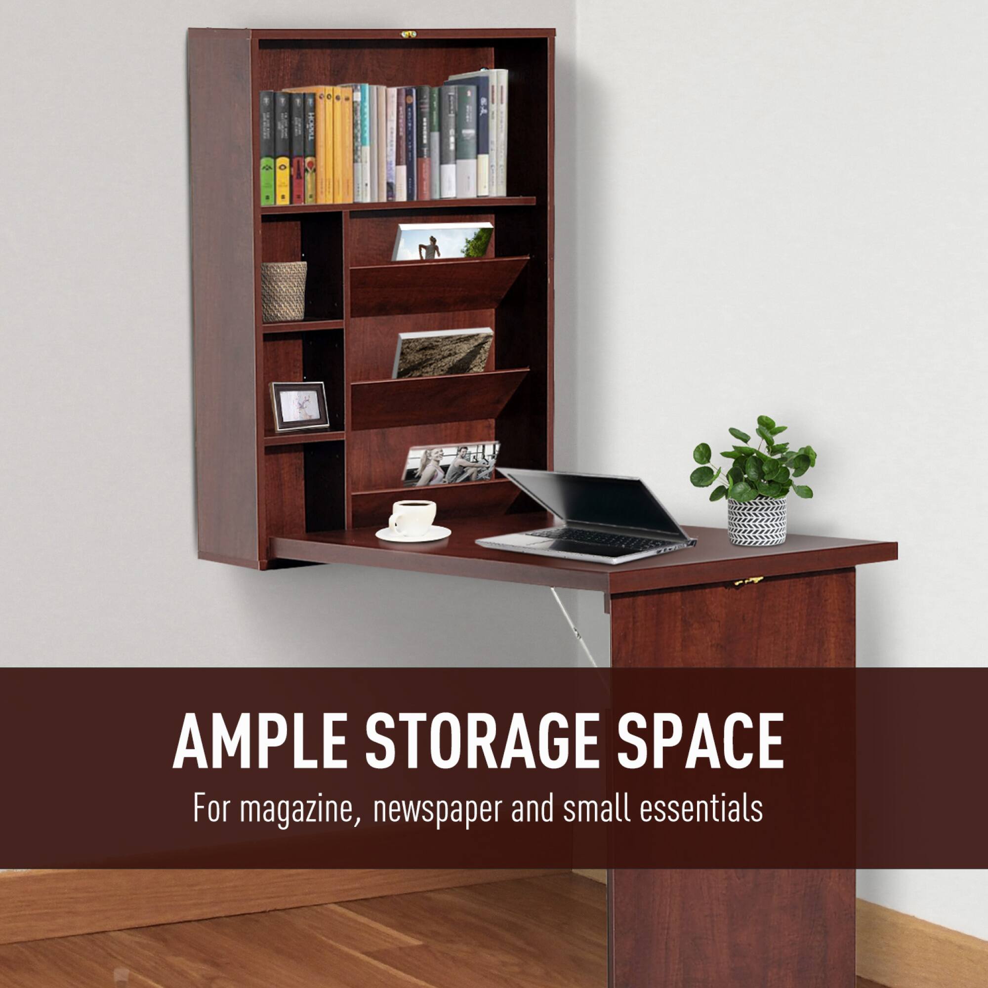 AMPLE STORAGE SPACE  
For magazine, newspaper and small essentials