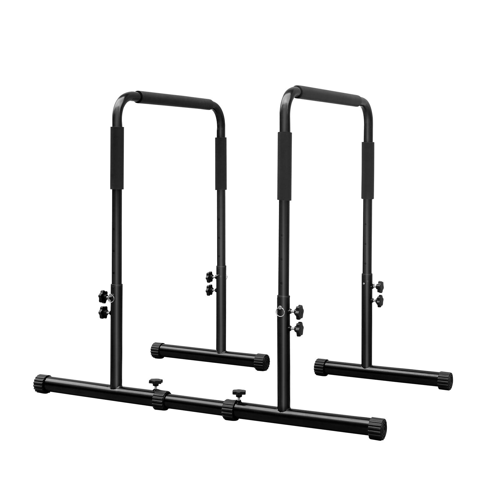 Alt View 2. Anysun - Adjustable Dip Station & Pull Up Bar - Heavy Duty Steel Parallel Bars for Home Gym Strength Training - Black.