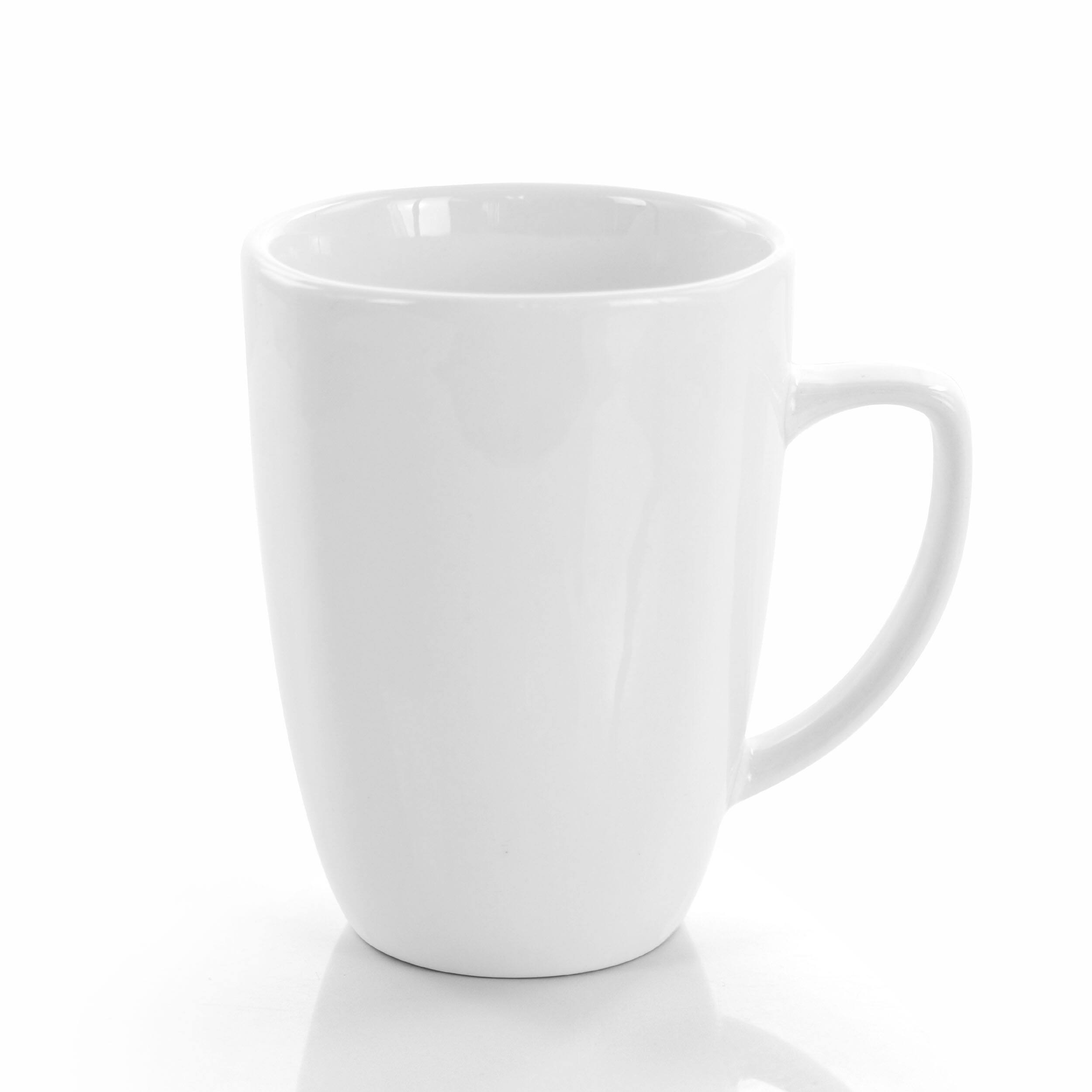 Alt View 8. Elama - Elama Bishop 16 Piece Soft Square Porcelain Dinnerware Set in White - White.