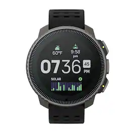 SUUNTO - Vertical: Adventure GPS Watch, Large Screen, Offline Maps, Solar Charging - Titanium/Black - Black - (2023)