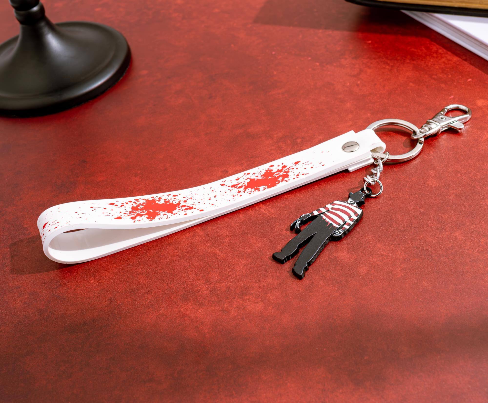 Alt View 3. SalesOne LLC - A Nightmare On Elm Street Freddy Krueger Enamel Keychain With Lanyard Strap - Multi-Colored.