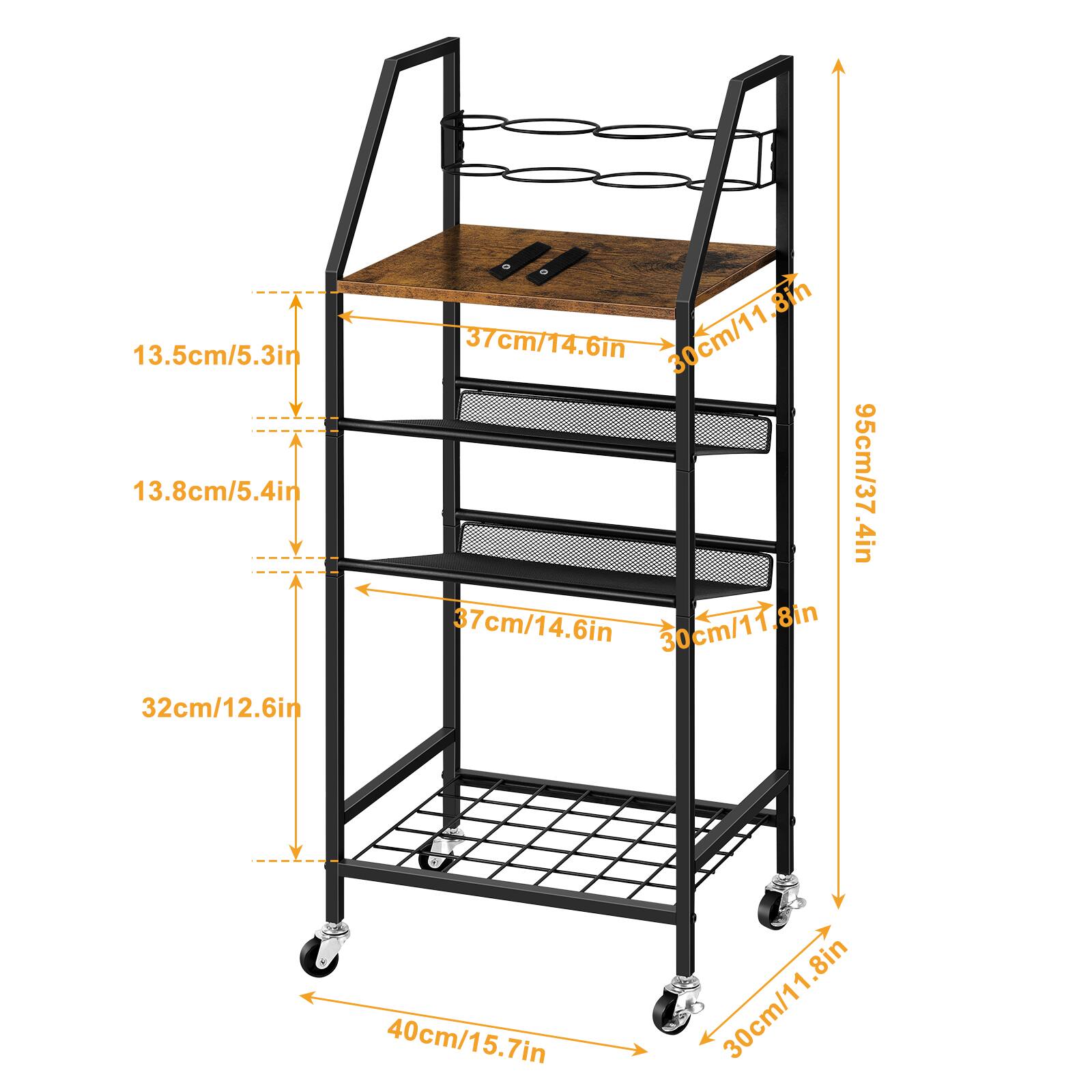 13.5cm/5.3in  
13.8cm/5.4in  
37cm/14.6in  
30cm/11.8in  
95cm/37.4in  
37cm/14.6in  
30cm/11.8in  
32cm/12.6in  
40cm/15.7in  
30cm/11.8in