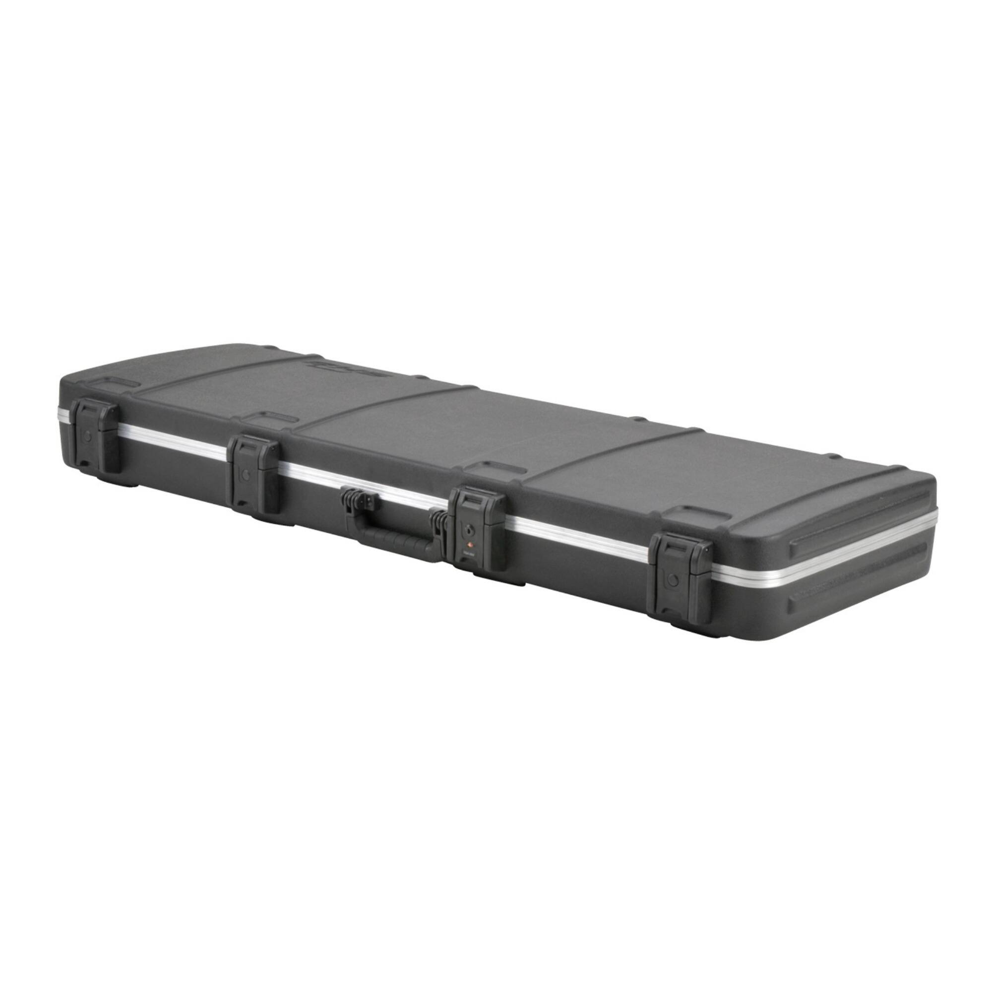 Angle. SKB - SKB 1SKB-44PRO Rectangular Electric Bass Case, Gray.