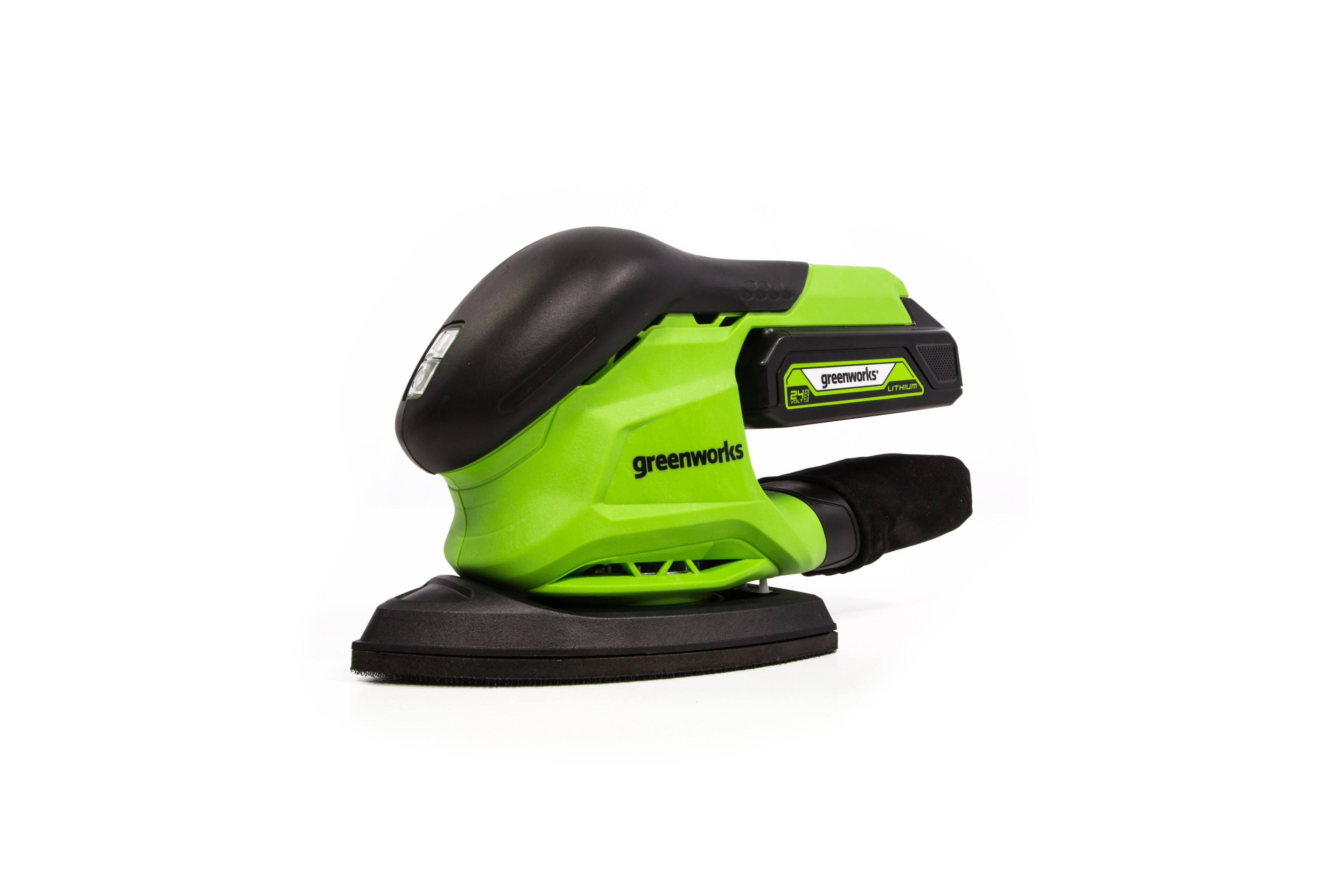 Alt View 24. Greenworks - 24-Volt Cordless Corner Finishing Sander (Battery and Charger Not Included) - Green.
