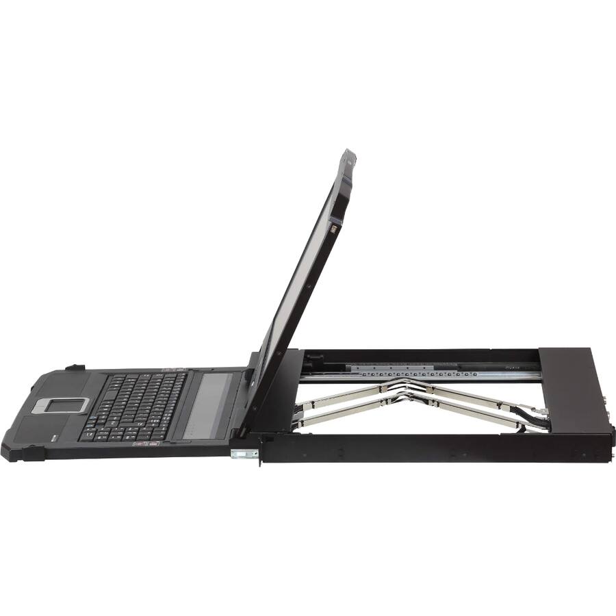 Alt View 1. Aten Technology - ATEN CL3800 LCD KVM Console with Standard Rack Mount Kit-TAA Compliant - 1 Computer(s) - 18.5" LED - WUXGA - 1920 x 1200 - White.