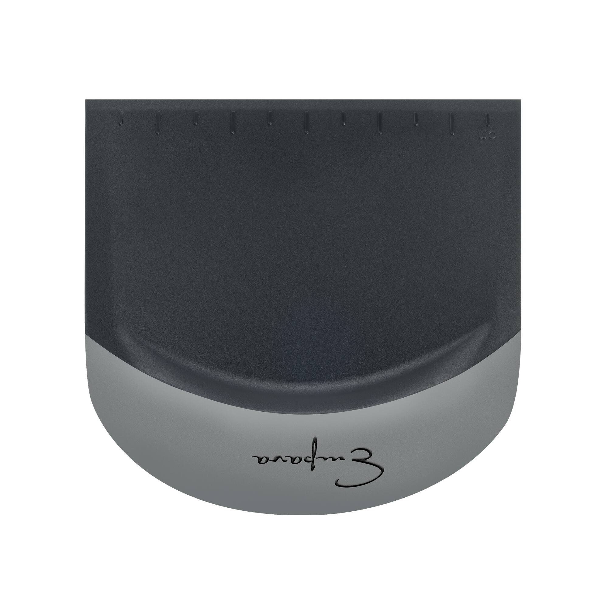 Angle. Empava - 5-in Mini Dough Scraper Cake Decoration Pizza Cutter - Black & Grey.