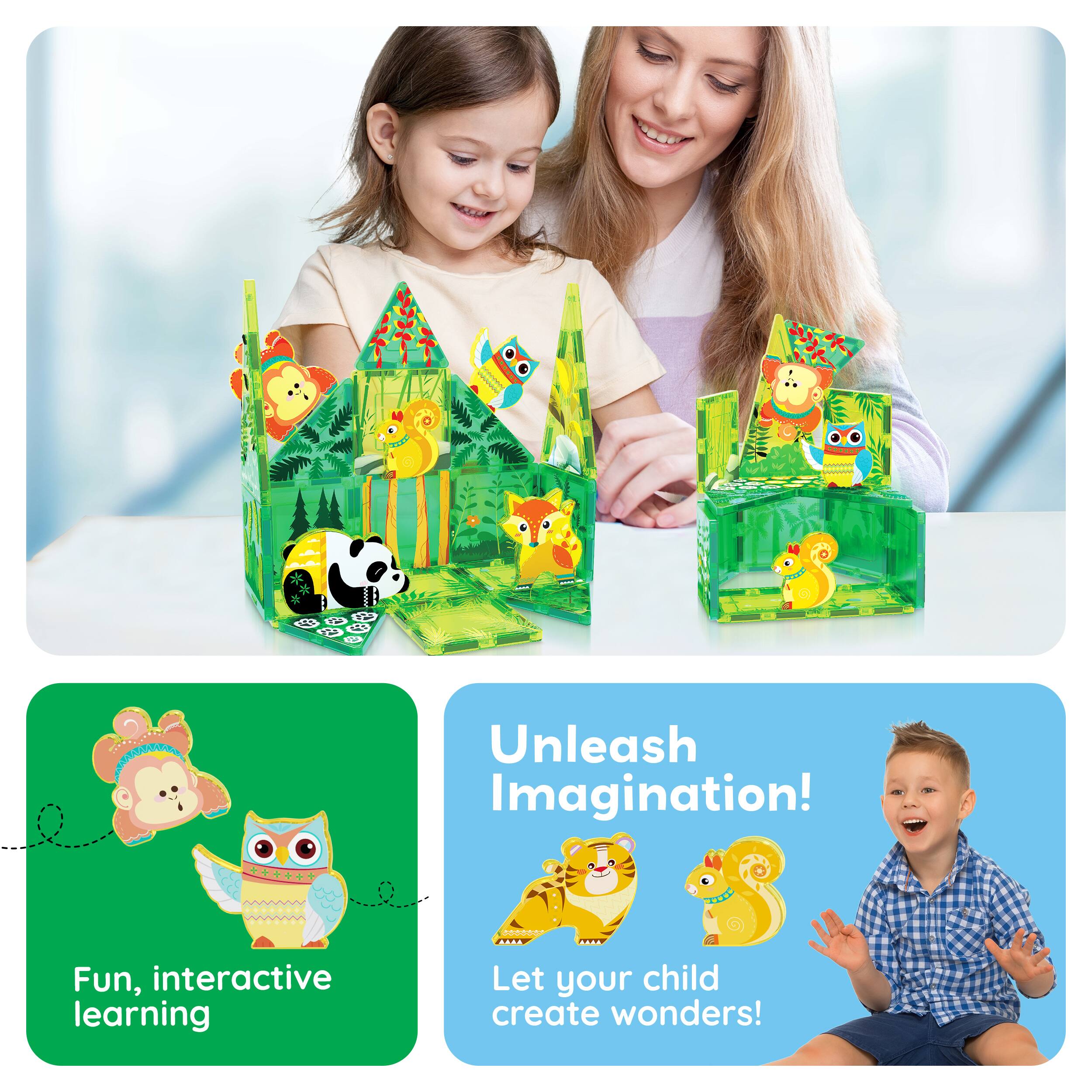 Unleash Imagination!  
Fun, interactive learning  
Let your child create wonders!