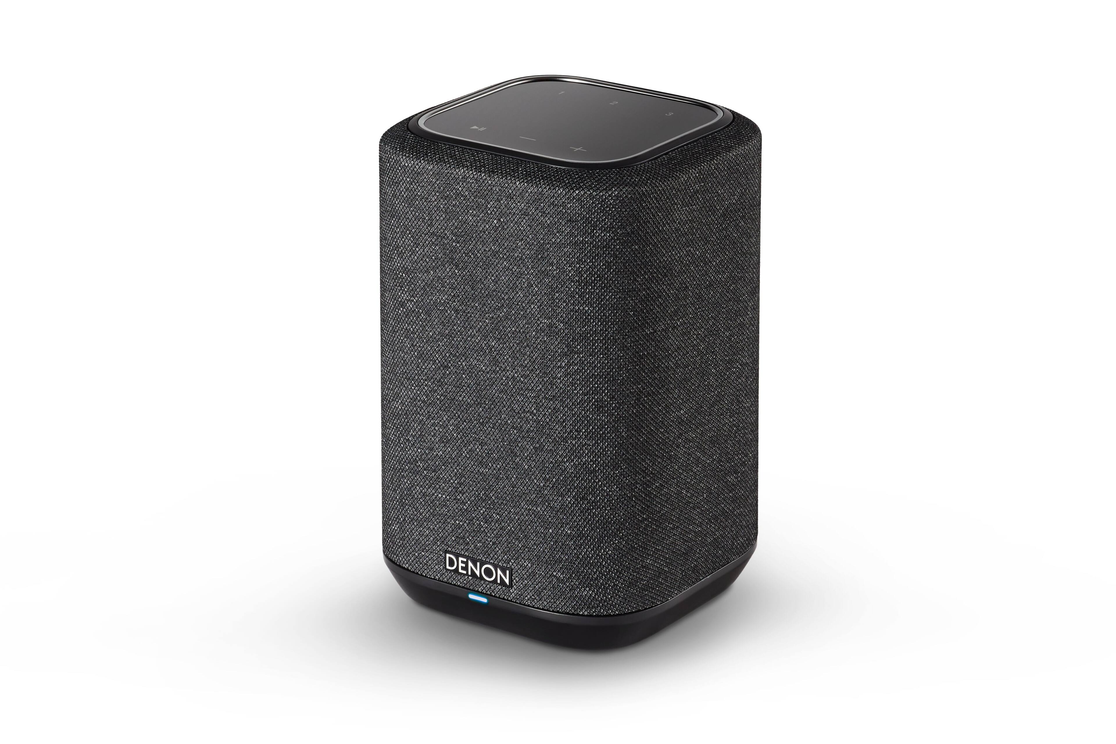 Left. Denon - Home 150NV Smart Wireless Capability Powered Speaker - Black.