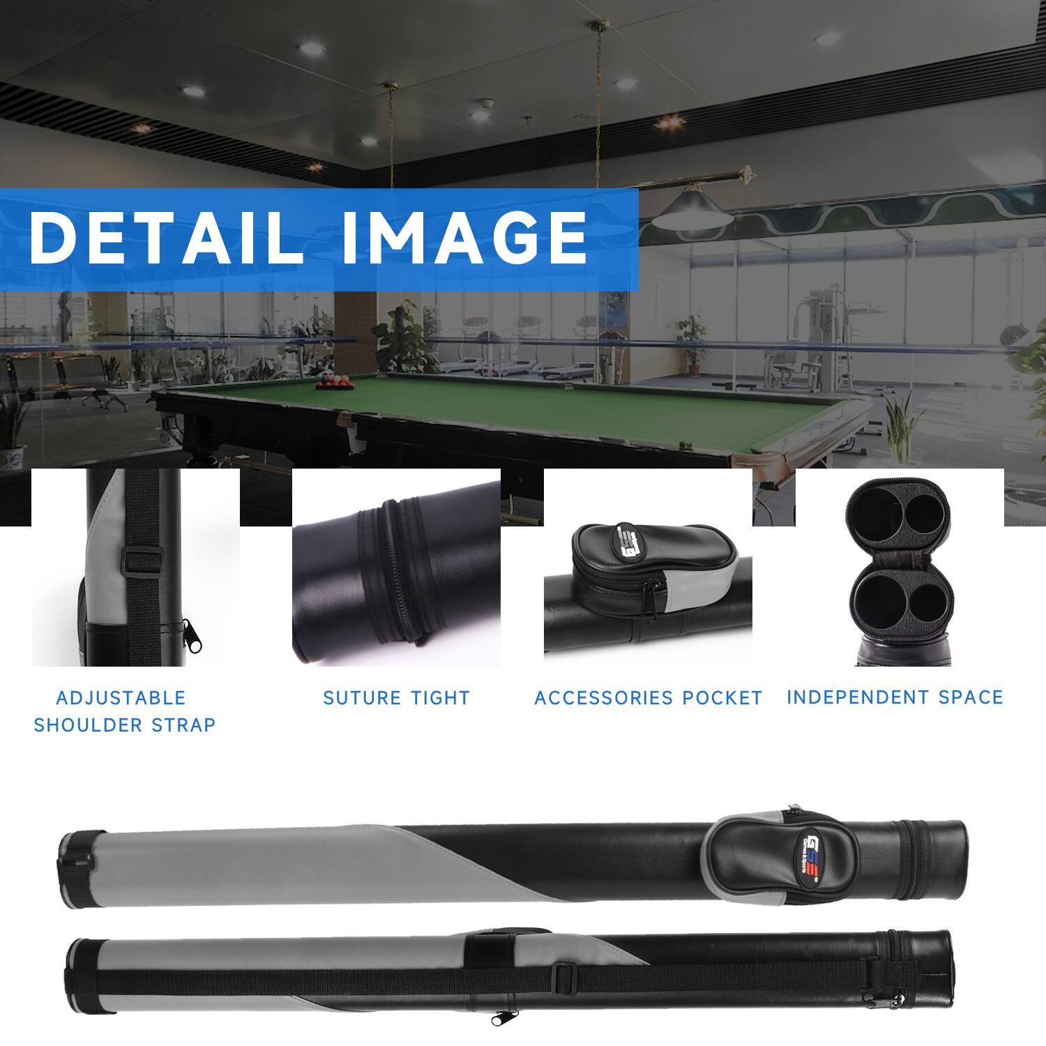 DETAIL IMAGE
ADJUSTABLE SHOULDER STRAP
SUTURE TIGHT
ACCESSORIES POCKET
INDEPENDENT SPACE