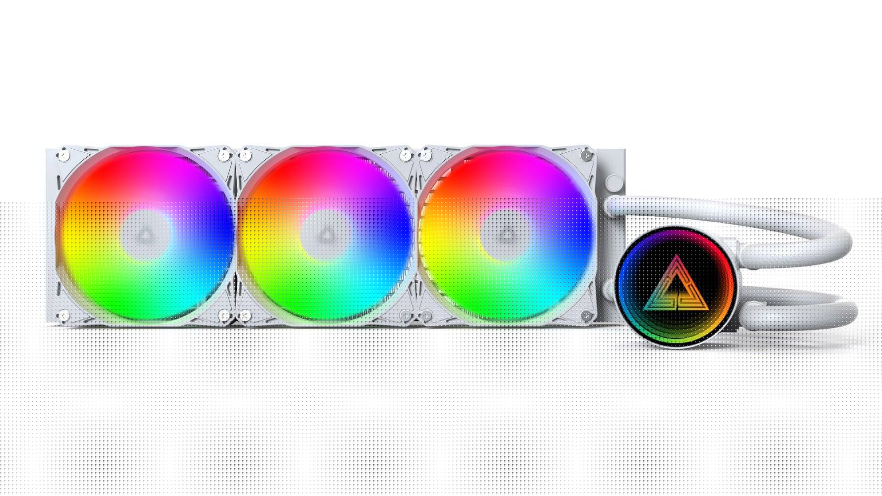 Montech LightFlow ARGB 360 CPU Liquid Cooler, 360mm AIO with
