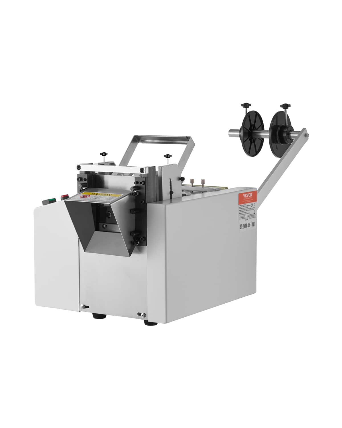 VEVOR - Auto Heat-Shrink Tube Cutter, Cable Pipe Cutting Machine with 1mm-85mm Cutting Width, 0.1mm-99999.9mm Length - Silver price history on PriceWatchPro