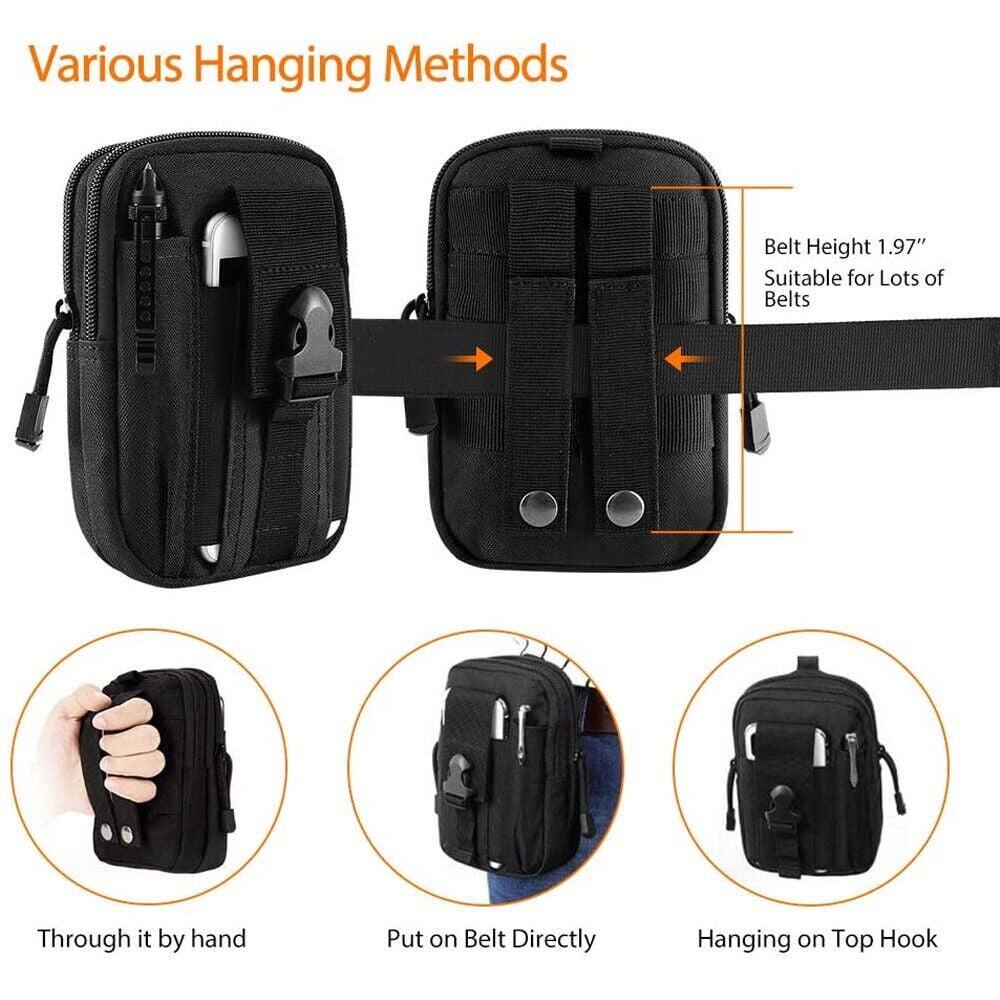 Various Hanging Methods

Belt Height 1.97"
Suitable for Lots of Belts

Through it by hand

Put on Belt Directly

Hanging on Top Hook