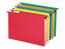 Pendaflex - SureHook Hanging File Folders, Letter Size, 20/Box - Assorted Colors