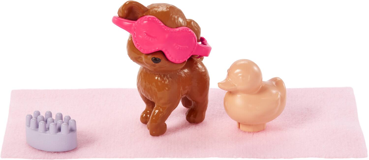 Alt View 2. Mattel - Barbie Doll with Puppy, Self-Care Spa Day   - Collectibles - Multicolor.