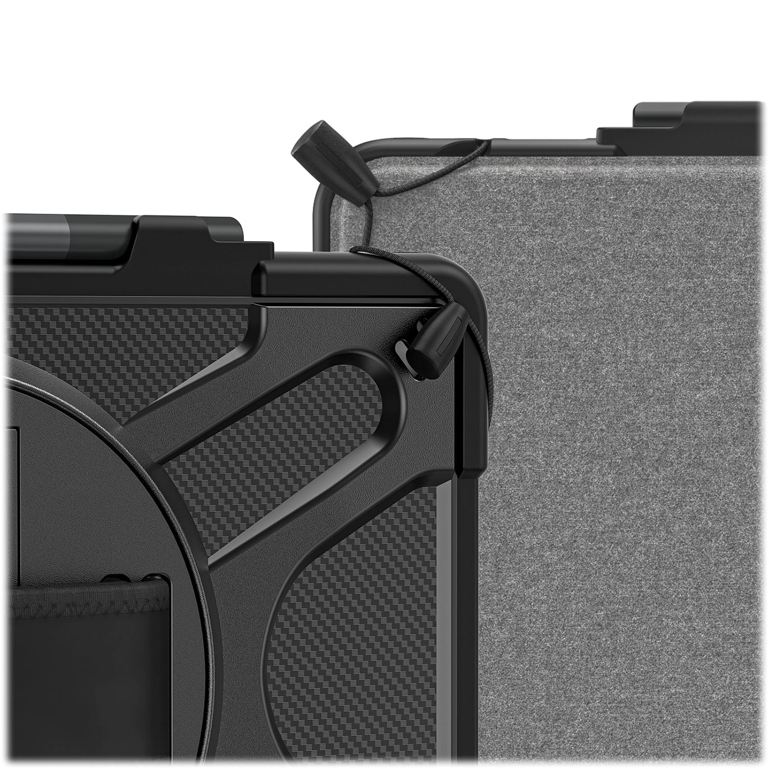 Alt View 19. SaharaCase - DEFENSE-X Series Case for Amazon Fire Max 11 (2023) - Black.