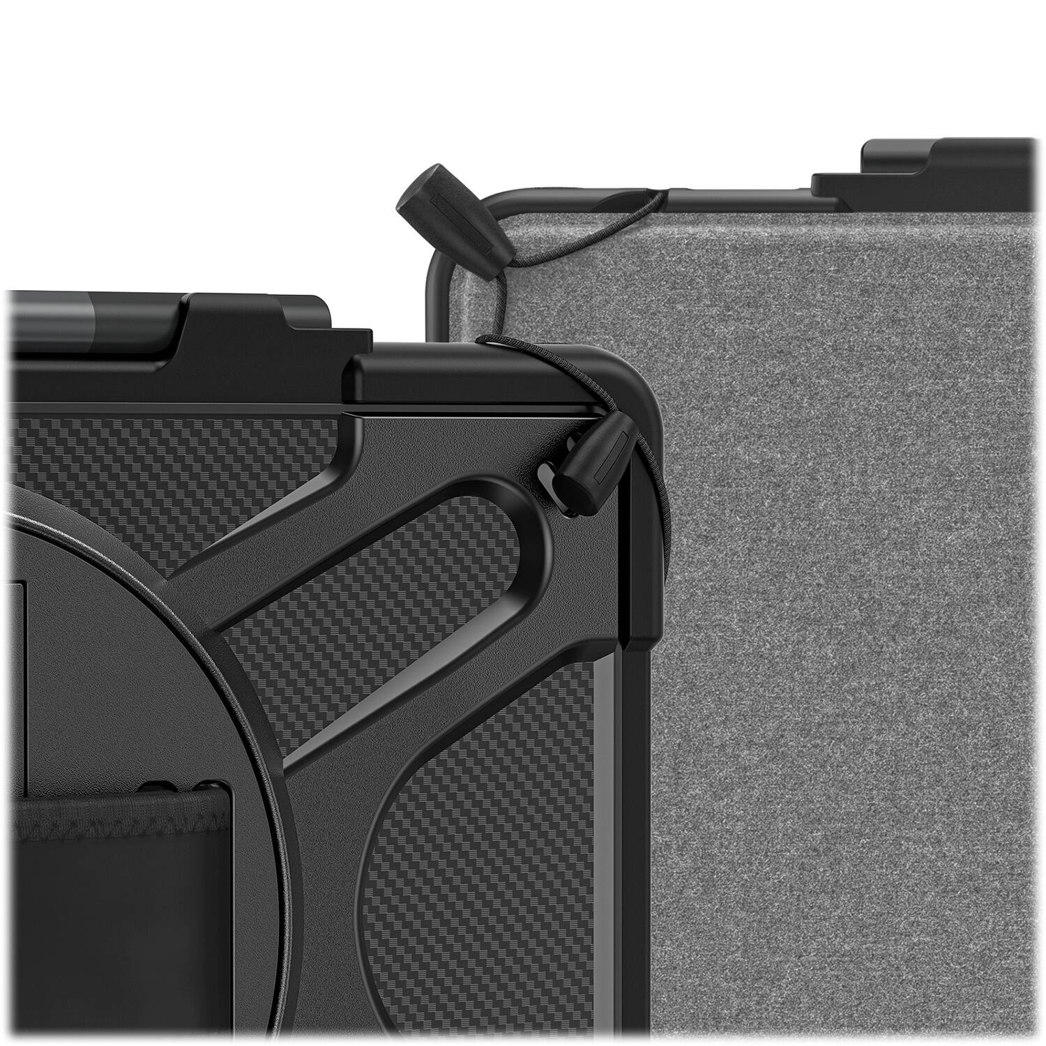 Alt View 19. SaharaCase - DEFENSE-X Series Case for Amazon Fire Max 11 (2023) - Black.