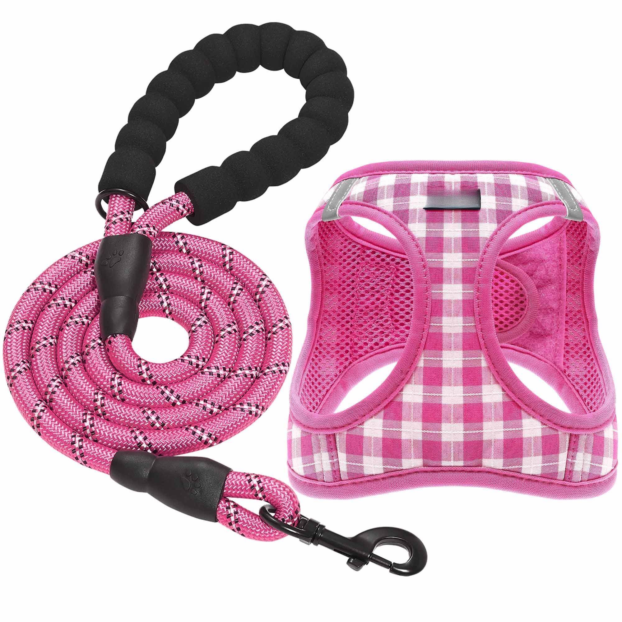 Pink Checkered-XS (Chest 10''-11.5'', Weight 5-8