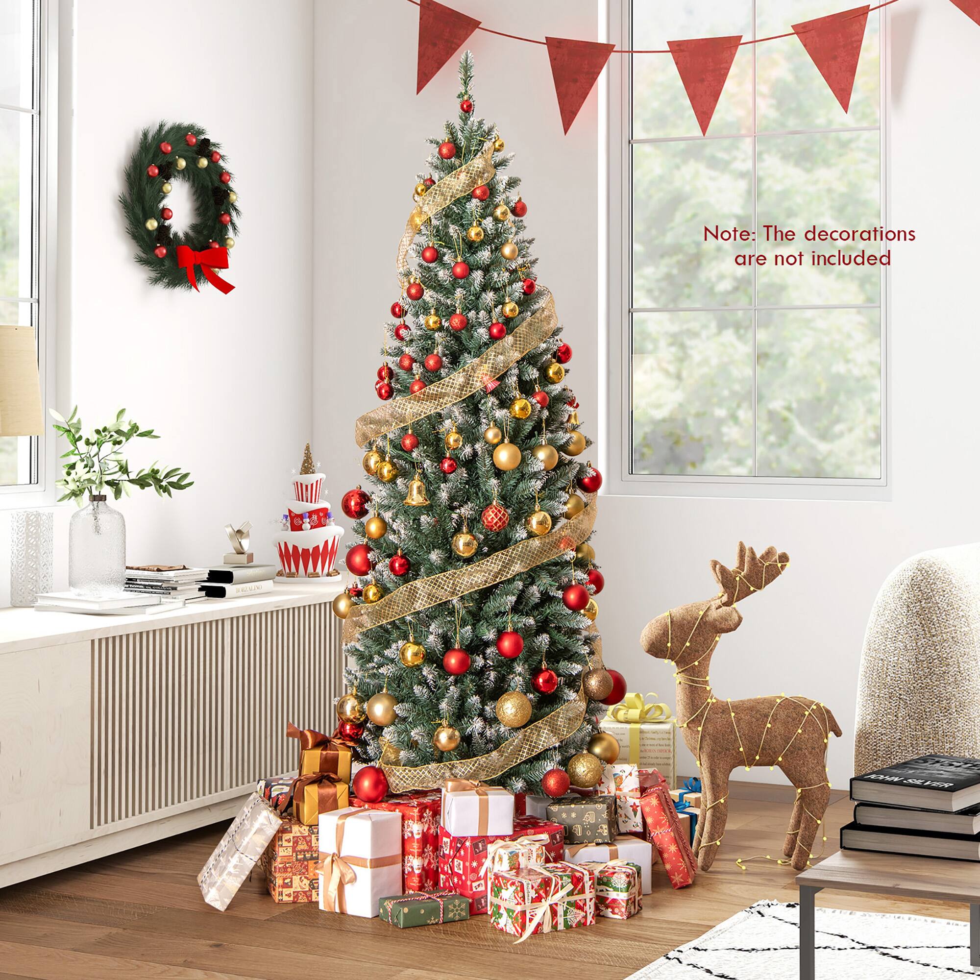 Note: The decorations are not included