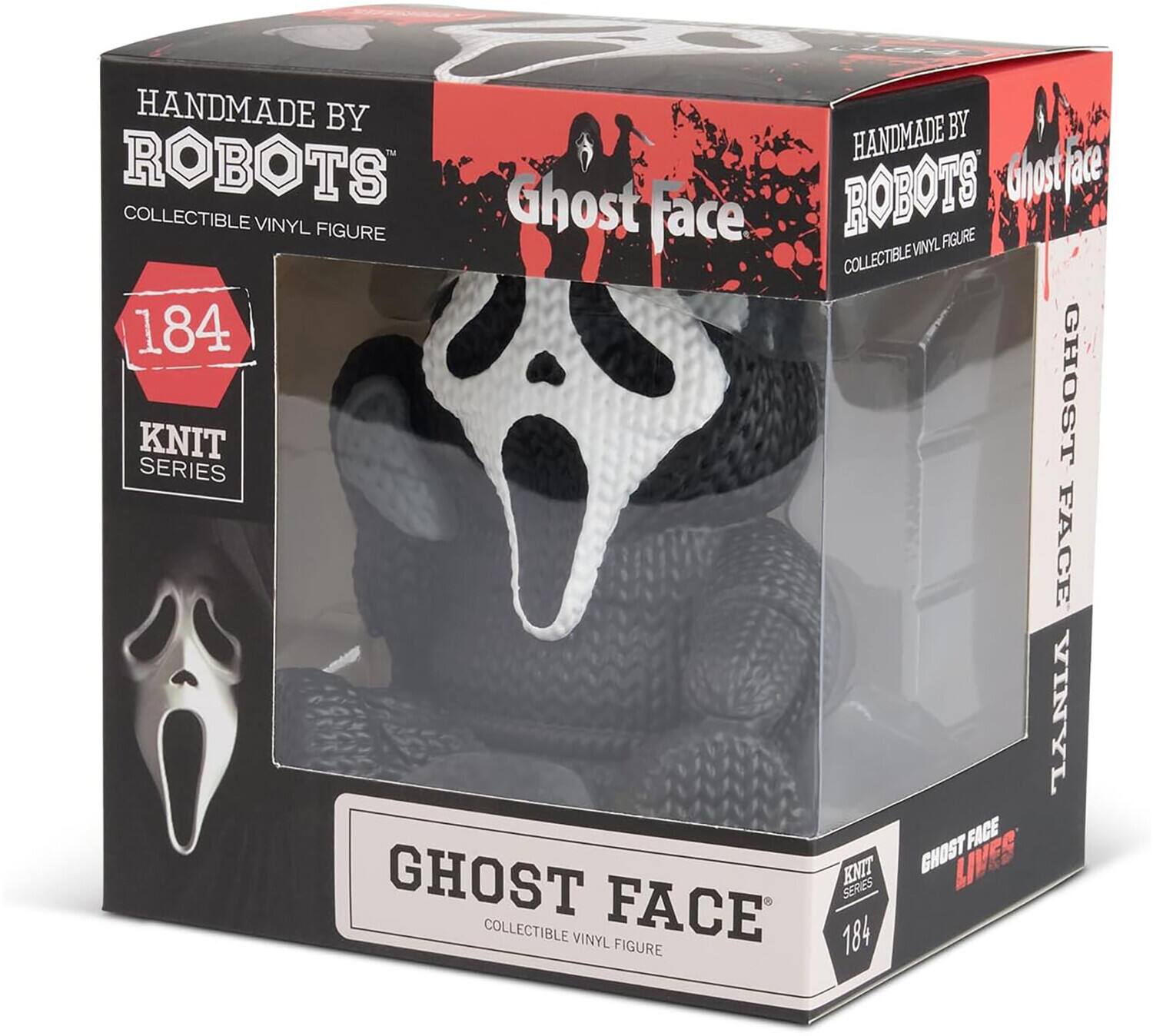 HANDMADE BY ROBOTS  
COLLECTIBLE VINYL FIGURE  

Ghost Face  

184  
KNIT SERIES  

GHOST FACE  
COLLECTIBLE VINYL FIGURE  

HANDMADE BY ROBOTS  
COLLECTIBLE VINYL FIGURE  

Ghost Face  

184  
KNIT SERIES  

GHOST FACE  
COLLECTIBLE VINYL FIGURE