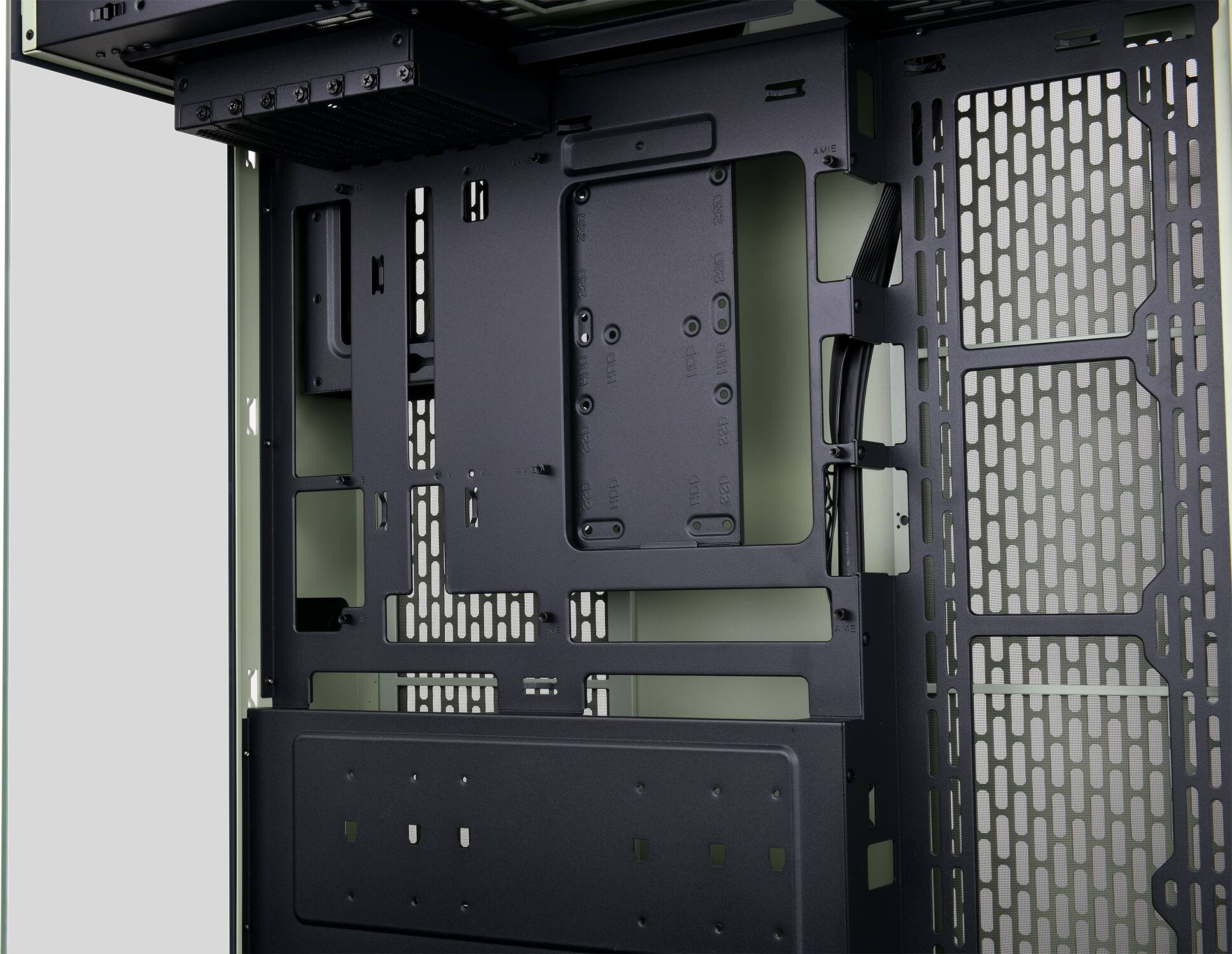 I cannot group or correct the given text as it does not seem to be related to the image. The image shows a computer tower with its side panel removed, revealing the internal components.