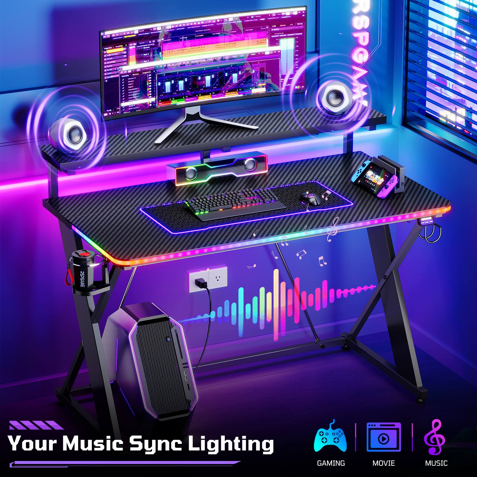 RSPGAME

Your Music Sync Lighting

GAMING MOVIE MUSIC
